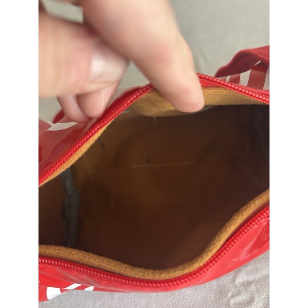 Coca Cola Vintage Sporty Coke Can Crossbody Bag Patent Leather - Picture 7 of 13